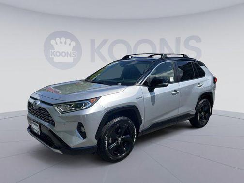 Silver Sky Metallic w/Midnight Black Roof 2020 Toyota RAV4 Hybrid SE