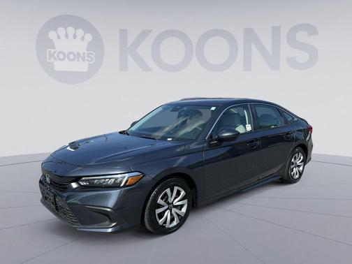 Gray 2023 Honda Civic LX