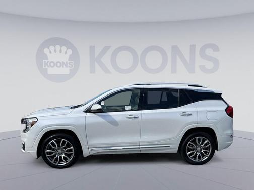 White Frost Tricoat 2023 GMC Terrain Denali