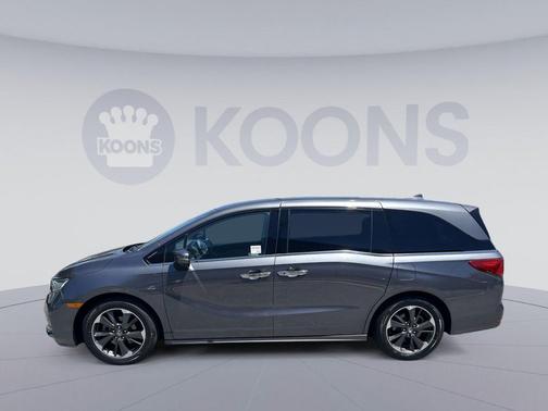 Modern Steel Metallic 2023 Honda Odyssey Elite