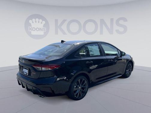 Midnight Black Metallic 2026 Toyota Corolla XSE