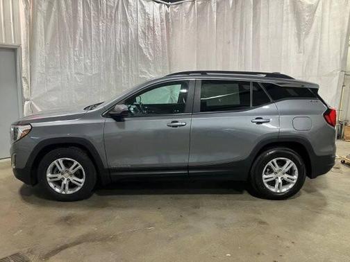 Satin Steel Metallic 2021 GMC Terrain SLE