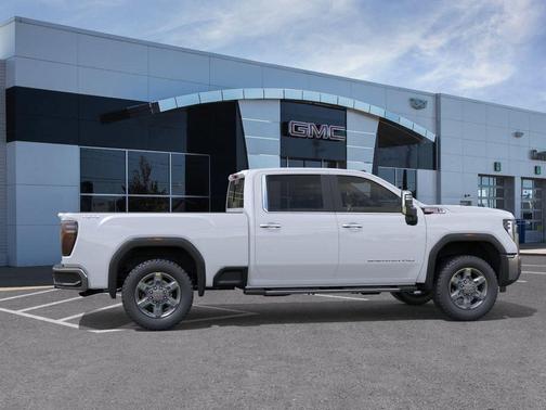 Glacier White Tricoat 2026 GMC Sierra 2500 SLT