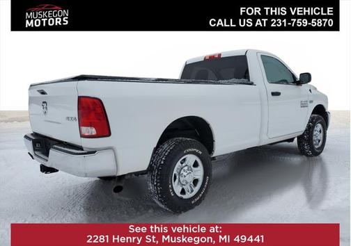 2017 RAM 2500 Tradesman Regular Cab 4x4 8' Box
