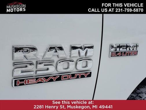 2017 RAM 2500 Tradesman Regular Cab 4x4 8' Box