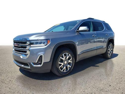 Satin Steel Metallic 2021 GMC Acadia AWD SLE