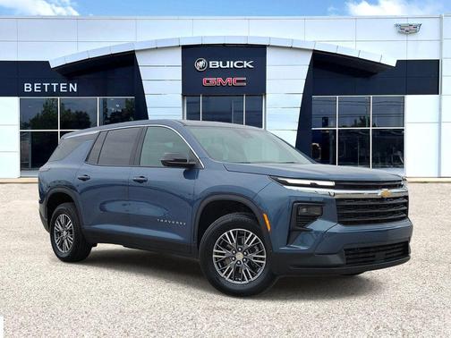 Lakeshore Blue Metallic 2024 Chevrolet Traverse LS