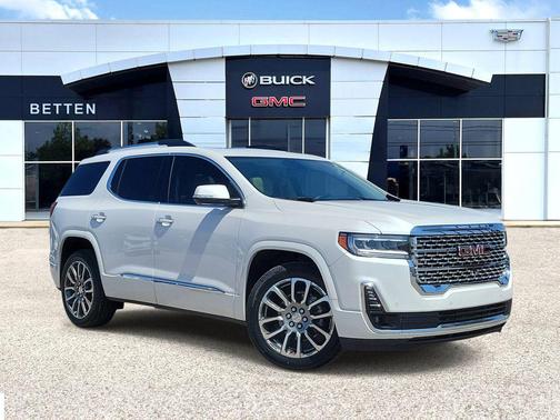 White Frost Tricoat 2021 GMC Acadia Denali