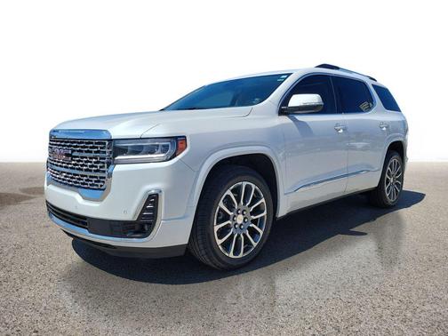 White Frost Tricoat 2021 GMC Acadia Denali