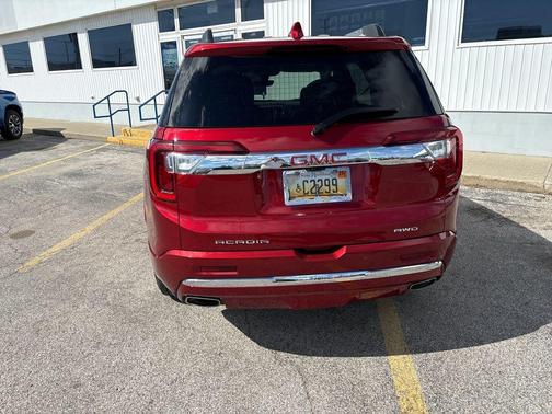 Volcanic Red Tintcoat 2023 GMC Acadia Denali