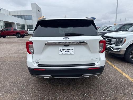 STAR WHITE MET TRI-COAT 2022 Ford Explorer XLT