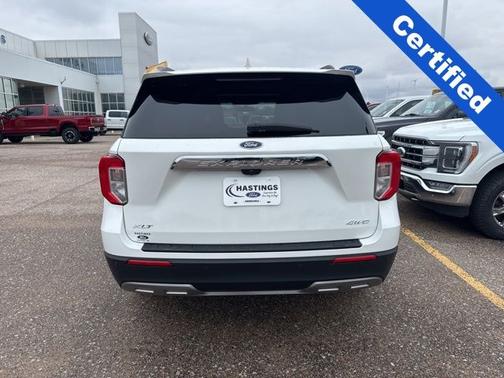 STAR WHITE MET TRI-COAT 2022 Ford Explorer XLT