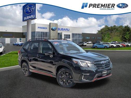 Crystal Black Silica 2022 Subaru Forester Sport