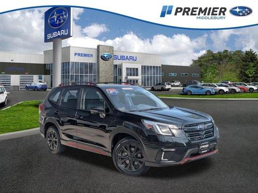 Crystal Black Silica 2022 Subaru Forester Sport