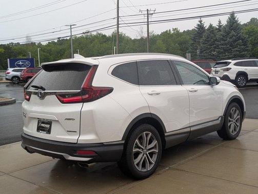 Platinum White Pearl 2022 Honda CR-V Touring
