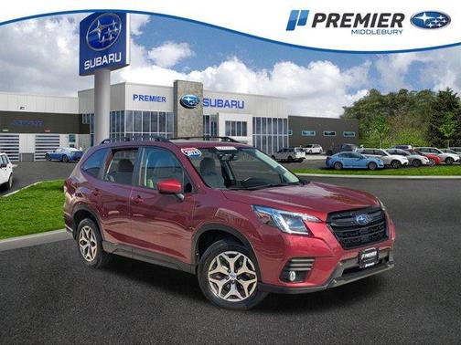 Crimson Red Pearl 2023 Subaru Forester 2.5i Premium