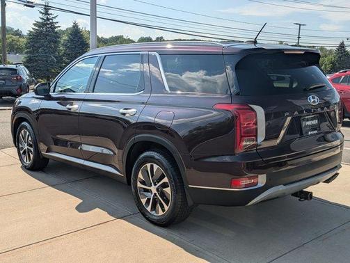 Burgundy 2020 Hyundai PALISADE SEL