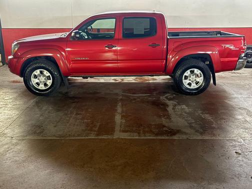 RED 2011 Toyota Tacoma Double Cab