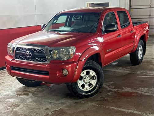 RED 2011 Toyota Tacoma Double Cab