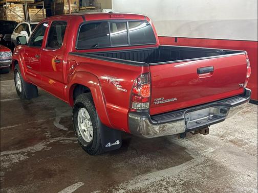 RED 2011 Toyota Tacoma Double Cab