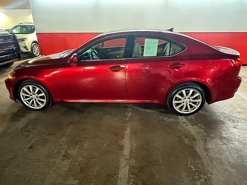 RED 2007 Lexus IS 250 Base