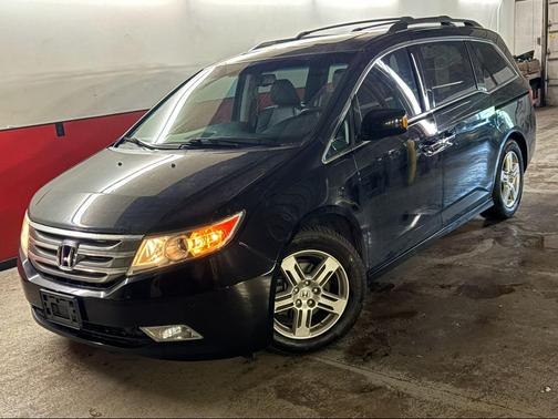 Black 2012 Honda Odyssey Touring Elite