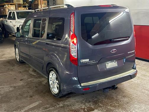 Panther Black Metallic 2014 Ford Transit Connect Titanium w/Rear Liftgate