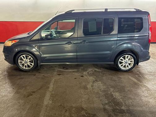 Panther Black Metallic 2014 Ford Transit Connect Titanium w/Rear Liftgate