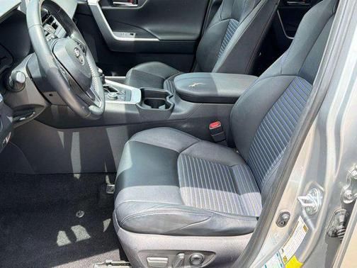 Silver Sky Metallic/Midnight Black Metallic 2021 Toyota RAV4 Hybrid SE