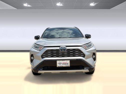 Silver Sky Metallic/Midnight Black Metallic 2021 Toyota RAV4 Hybrid SE