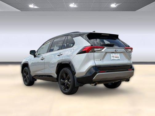 Silver Sky Metallic/Midnight Black Metallic 2021 Toyota RAV4 Hybrid SE