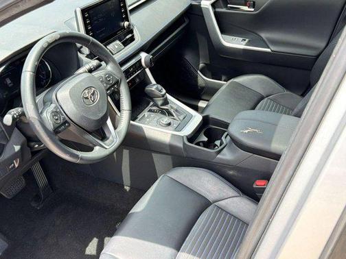Silver Sky Metallic/Midnight Black Metallic 2021 Toyota RAV4 Hybrid SE
