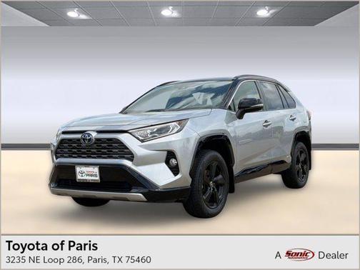 Silver Sky Metallic/Midnight Black Metallic 2021 Toyota RAV4 Hybrid SE