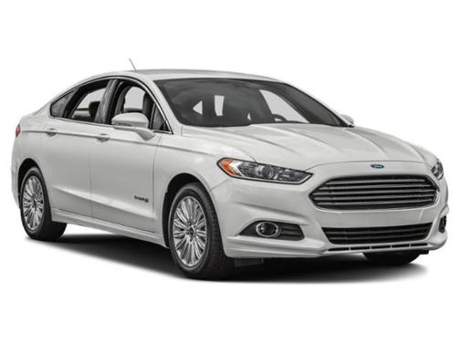 White 2014 Ford Fusion Hybrid Titanium