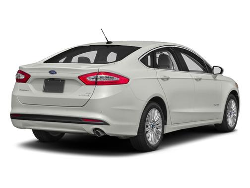 White 2014 Ford Fusion Hybrid Titanium