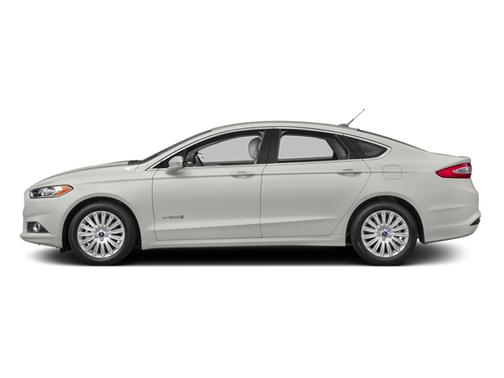 White 2014 Ford Fusion Hybrid Titanium