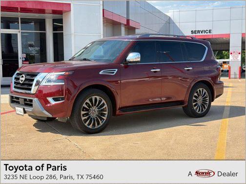 Coulis Red Pearl 2023 Nissan Armada Platinum 4WD