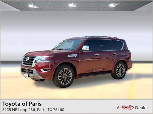 Coulis Red Pearl 2023 Nissan Armada Platinum 4WD