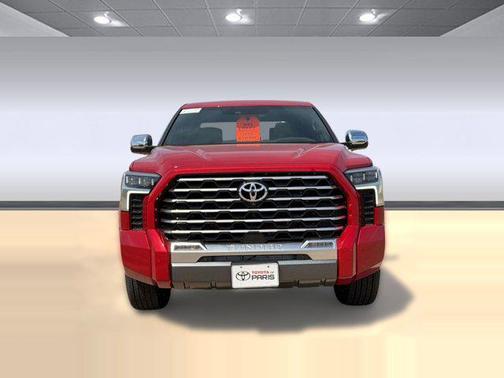 Supersonic Red 2026 Toyota Tundra Hybrid Capstone