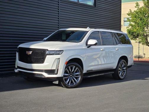 Crystal White Tricoat 2021 Cadillac Escalade Sport