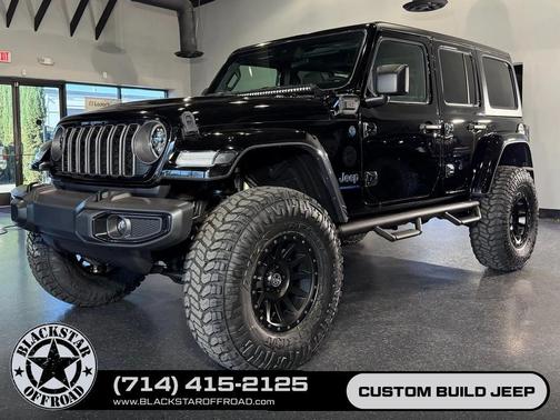 Black Clearcoat 2024 Jeep Wrangler 4xe Sport S