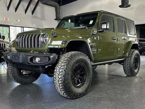 Sarge Green Clearcoat 2024 Jeep Wrangler 4xe Sport S
