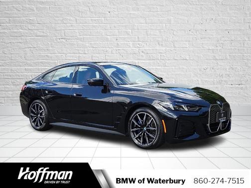 Black Sapphire Metallic 2025 BMW i4 Gran Coupe xDrive40