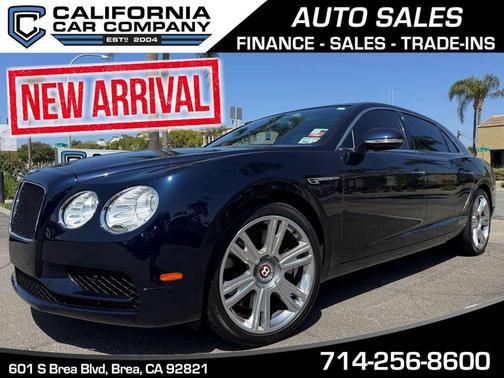 Blue 2017 Bentley Flying Spur V8 S
