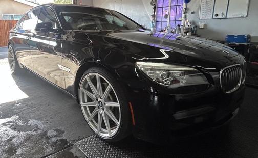 Jet Black 2014 BMW 750 Li