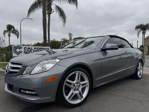 Palladium Silver Metallic 2013 Mercedes-Benz E-Class Cabriolet