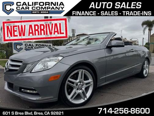 Palladium Silver Metallic 2013 Mercedes-Benz E-Class Cabriolet