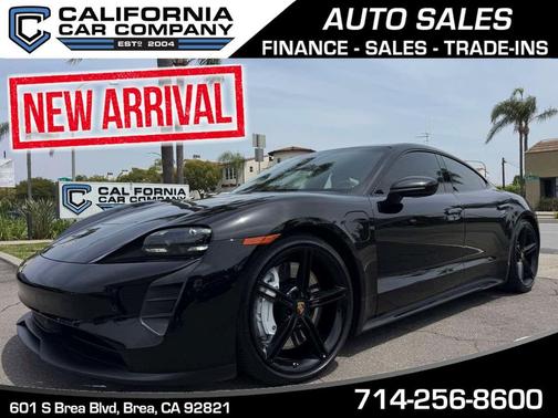 Black 2023 Porsche Taycan GTS