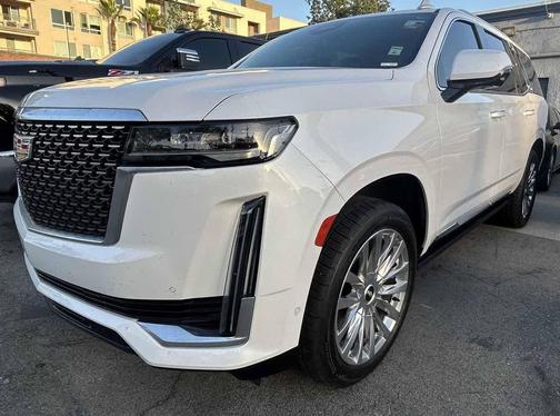 Crystal White Tricoat 2021 Cadillac Escalade Premium Luxury
