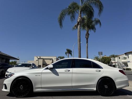 designo Diamond White 2016 Mercedes-Benz AMG S 63 4MATIC